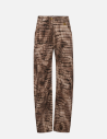 Italian Brand Printed Cargo Jeans