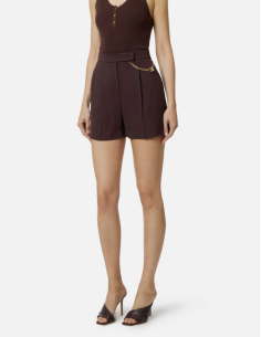 Elisabetta Franchi Elegant brown Shorts 2