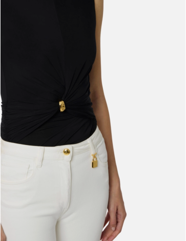 Elisabetta Franchi Black Top Available Online