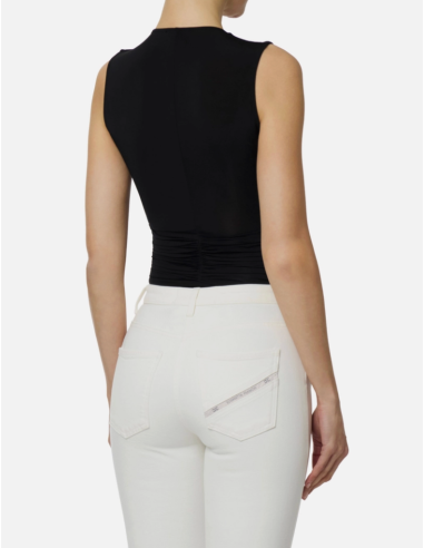 Draped Top With Jewels Summer Fashion