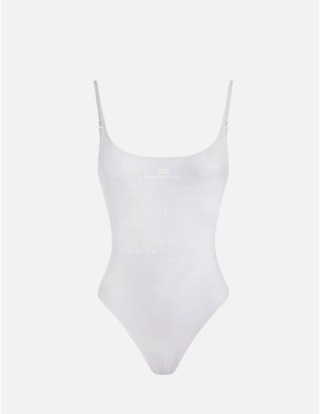 Elisabetta Franchi White Swimsuit