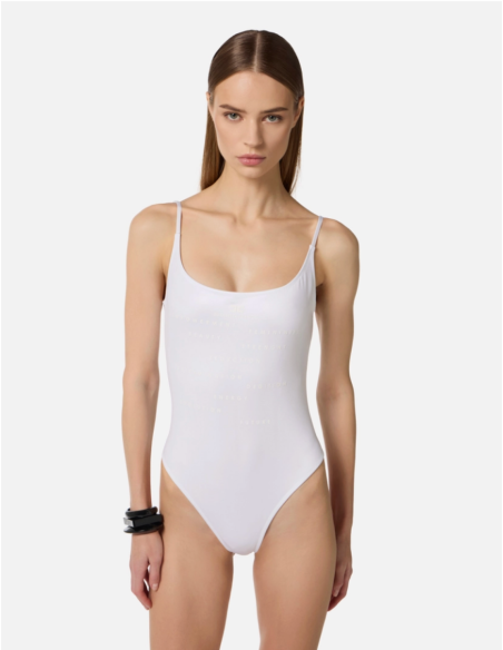 Elisabetta Franchi White One-Piece Swimsuit