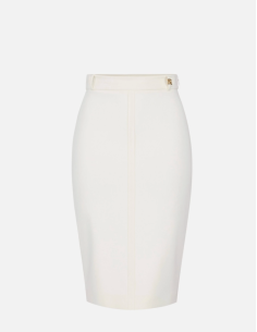 White Pencil Skirt Elisabetta Franchi
