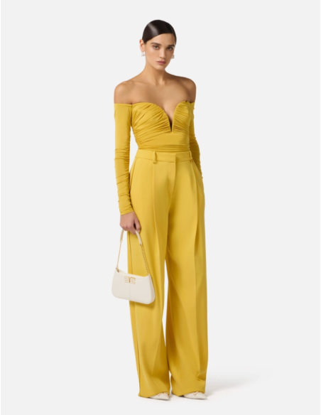 pantalon jaune elisabetta franchi nice