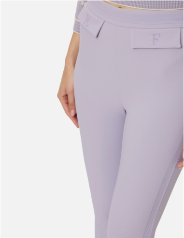 pantalon slim lilas marque italienne