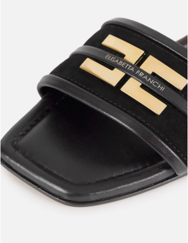 chaussures d'été elisabetta franchi logo