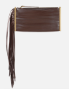Brown Fringe Bag Elisabetta Franchi