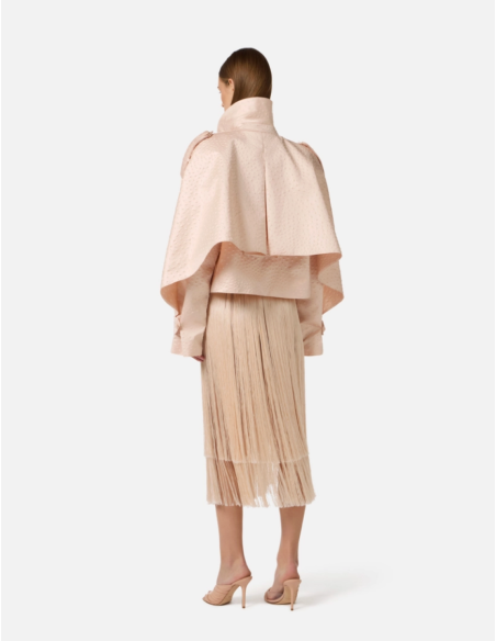 Nude Italian fashion jacket for women