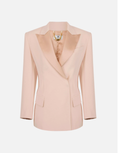 Nude printed jacket Elisabetta Franchi