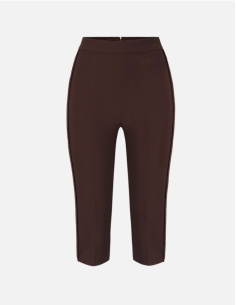 Brown Elisabetta Franchi cropped pants