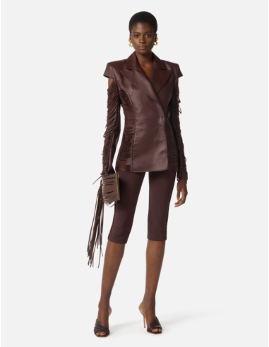 pantacourt elisabetta franchi bande satin