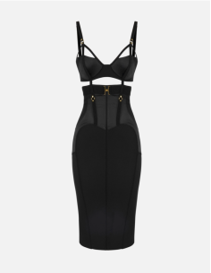 Black bustier dress Elisabetta Franchi