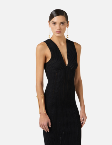 Robe en maille transparente été