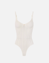 Body Elisabetta Franchi en Tricot Blanc