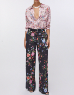 Liu Jo chemise satin imprimé floral féminin 2