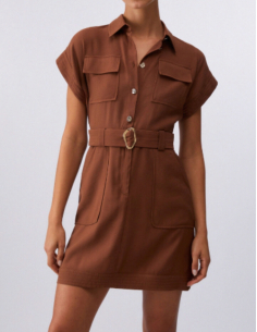 Liu Jo robe tabac style élégant quotidien 2