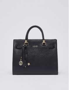 Liu Jo medium satchel black charms