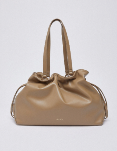 Liu Jo large Riccy shoulder bag mud
