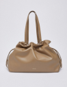 Liu Jo large Riccy shoulder bag mud