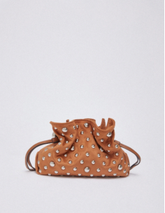 Liu Jo small Riccy bag camel studs