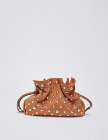 Liu Jo small Riccy bag camel studs