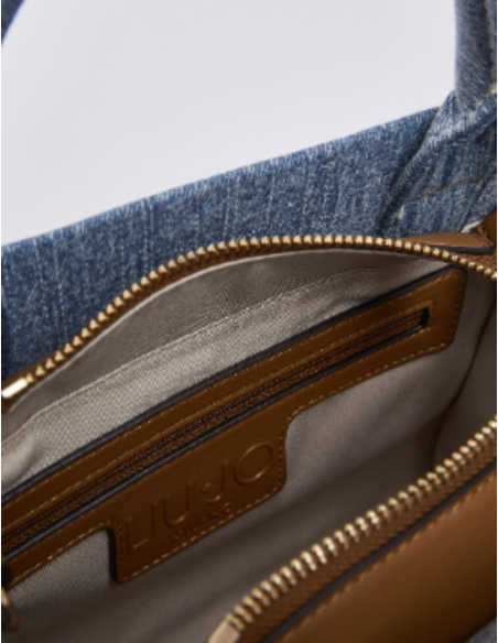 Liu Jo sac denim fermeture zippée