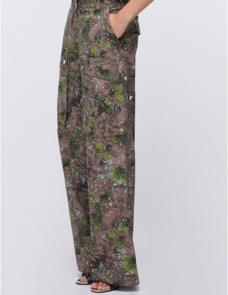 Liu Jo cargo pants zip closure