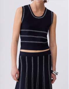 Liu Jo top maille beige viscose 2