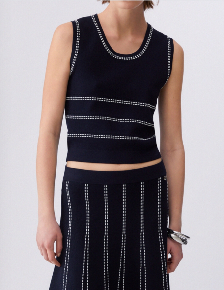 Liu Jo top maille coupe fluide élégante