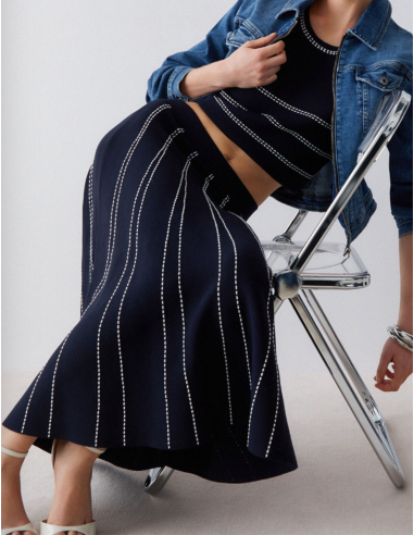 Liu Jo jupe coupe fluide féminine chic