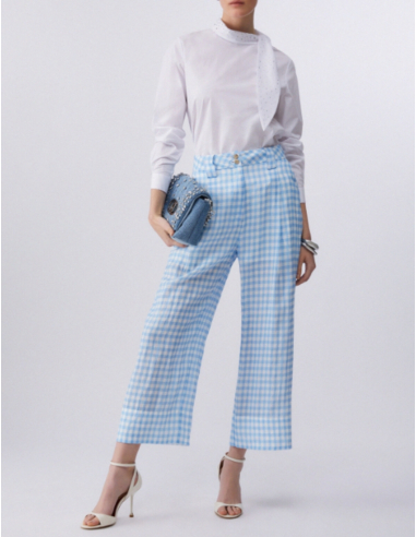 Liu Jo pantalon vichy outfit élégant