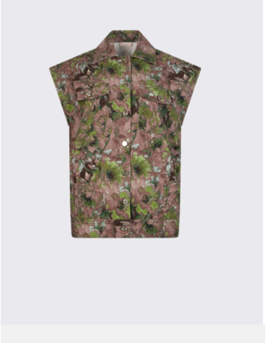 Liu Jo sleeveless floral print jacket