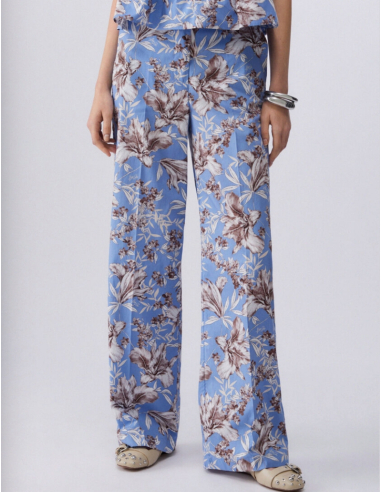 Liu Jo pantalon popeline fluide élégant