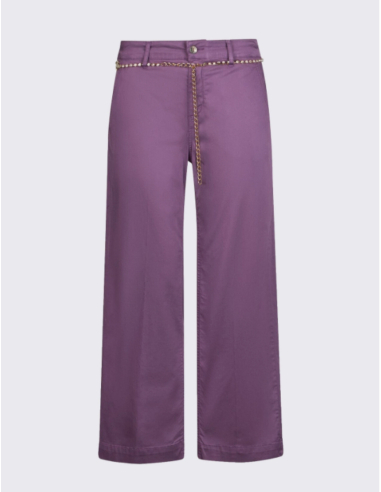 Liu Jo beige flared pants high waist