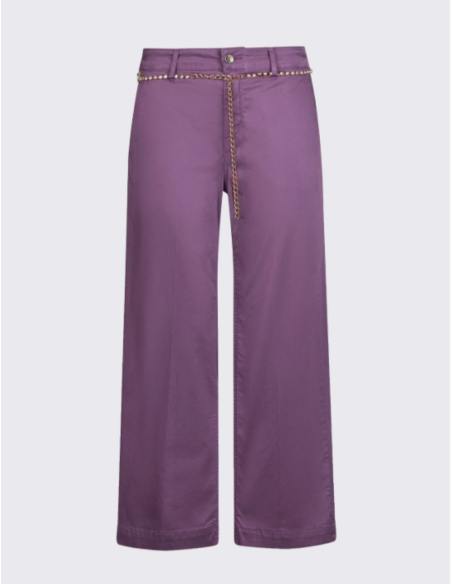Liu Jo beige flared pants high waist