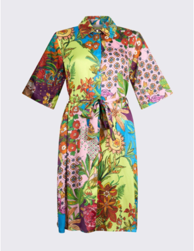 Robe courte satin imprimé Liu Jo