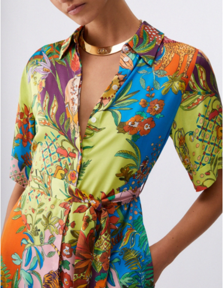 Robe look vacances casual chic