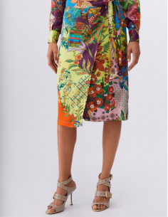 Jupe longue satin imprimée Liu Jo 2