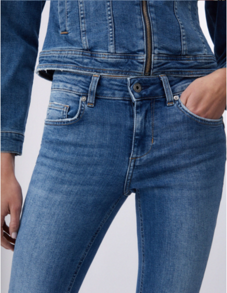 Jean cinq poches style denim fashion