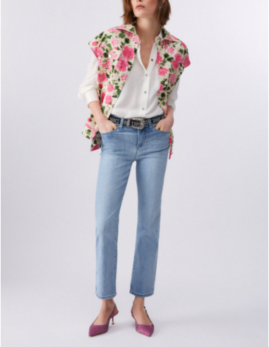 Jean silhouette droite moderne élégante