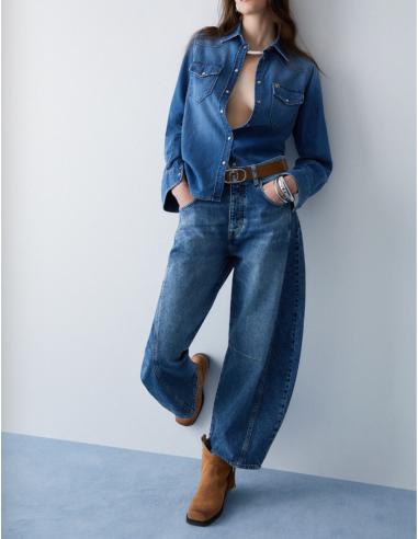 Jean outfit printemps été casua
