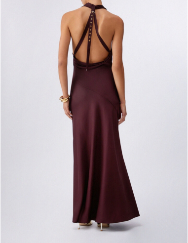 Liu Jo elegant satin long dress outfit