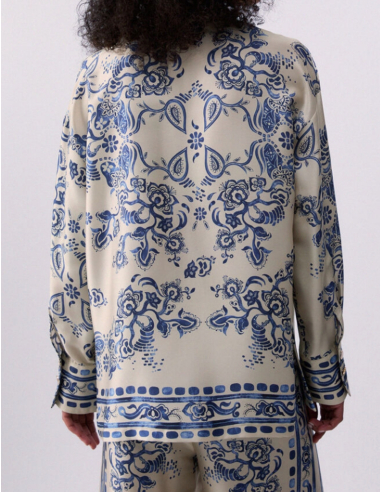 Liu Jo fluid twill shirt women style