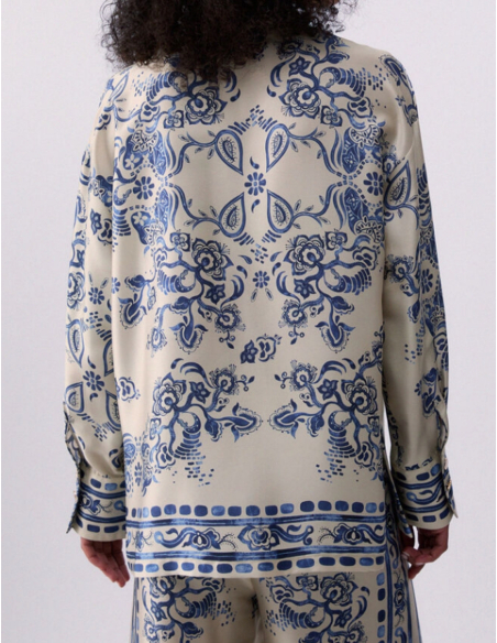 Liu Jo fluid twill shirt women style