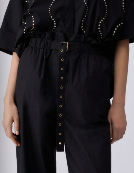 Liu Jo pantalon bureau soirée chic noir