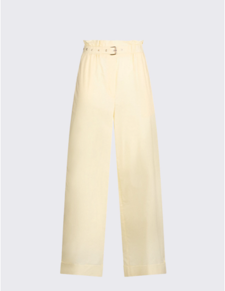 Liu Jo yellow high waist pants women