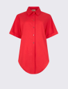 Liu Jo chemise rouge avec nœud femme