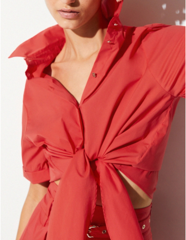 Liu Jo stylish women red shirt daily