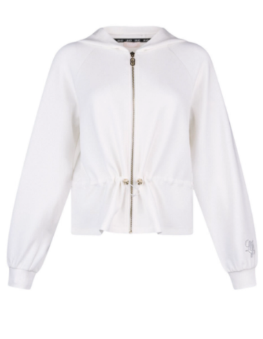 Liu Jo sweat néoprène capuche zippé