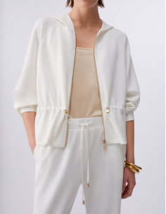 Liu Jo neoprene hooded zip sweatshirt 2